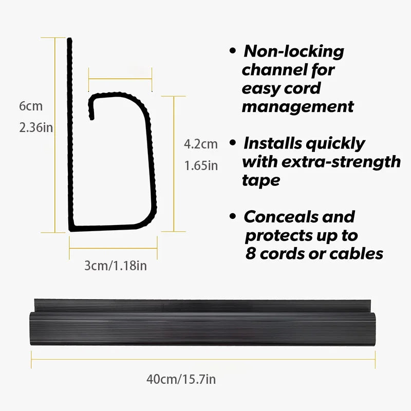 Desk Cable Management Channel