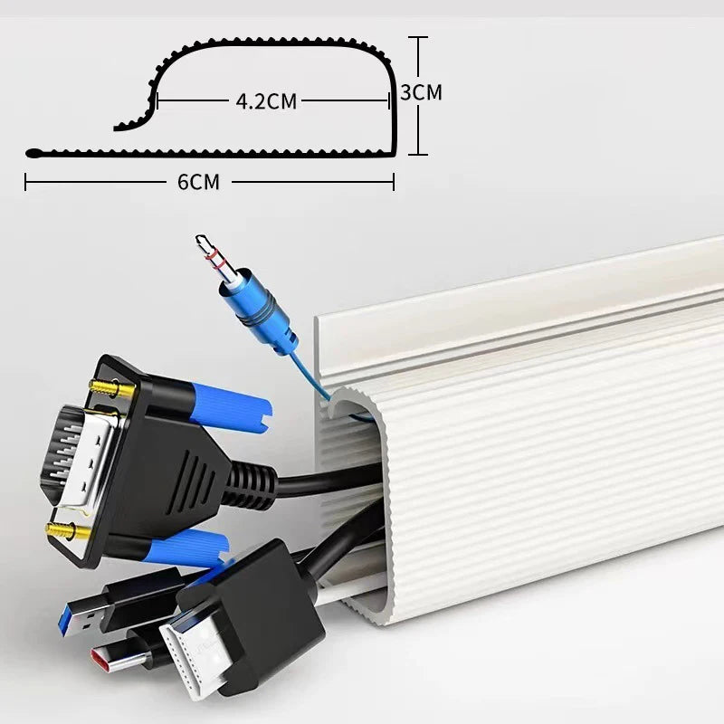 Desk Cable Management Channel